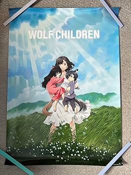 Amazon.co.jp: おおかみこどもの雨と雪 B2サイズ ポスター UN